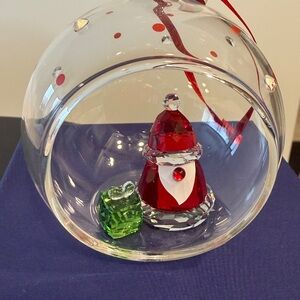 Swarovski Gnome with gift ornament